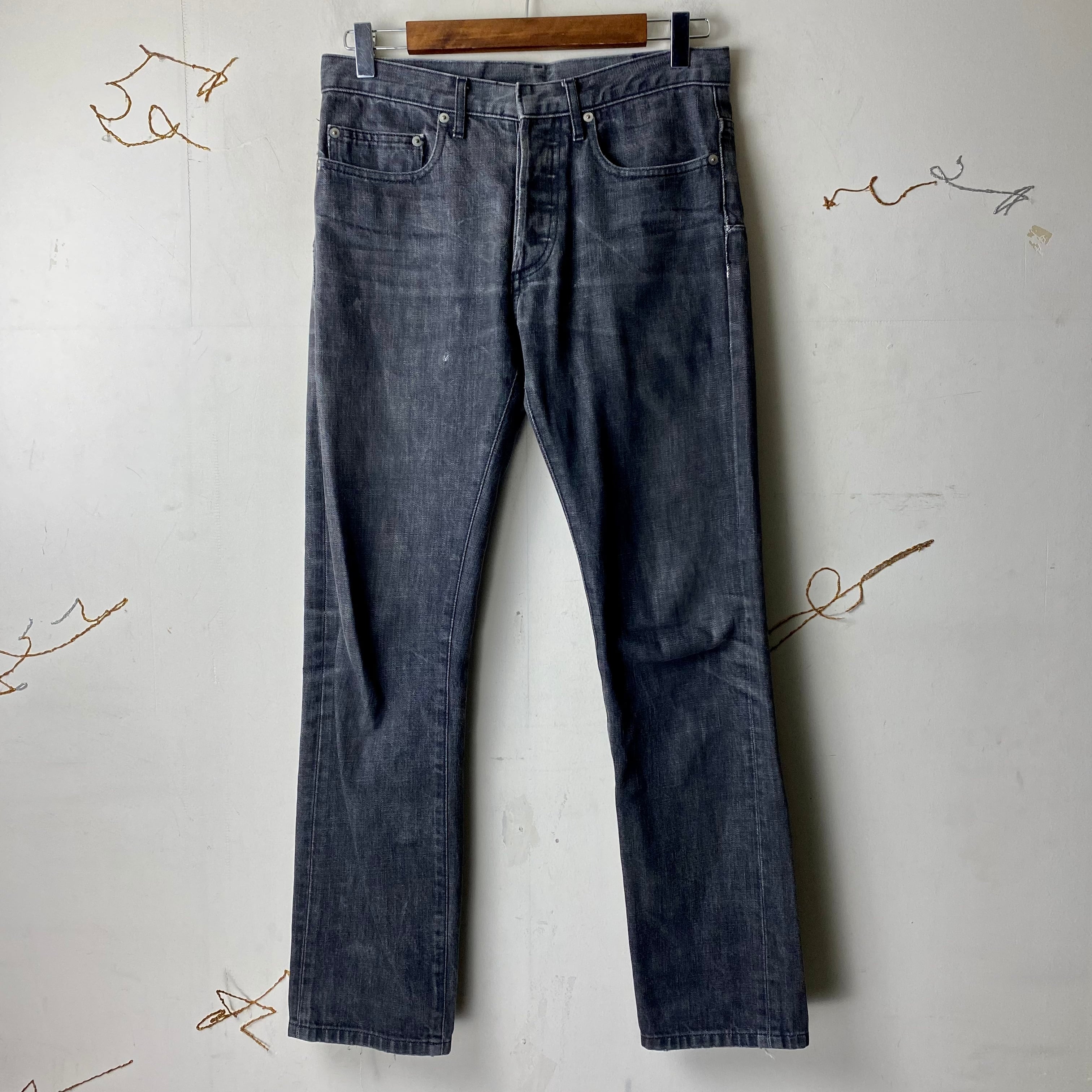 2003AW DIOR HOMME black skinny denim | NOIR ONLINE