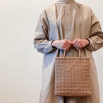 【1点のみ 20%off ¥49,500→¥39,600】 Leather mesh mini bag(スキンカラー）