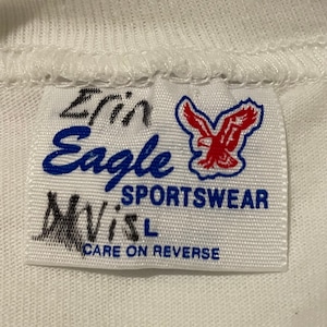 【EagleSPORTSWEAR】  長袖 Tシャツ USA製 刺繍ロゴ