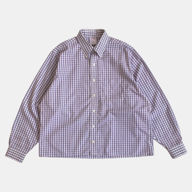 remake BROOKS BROTHERS, L/S original polo shirt - purple