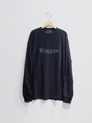 ＧarageUW WOLVESLUPUS LONG SLEEVE TEE BLACK