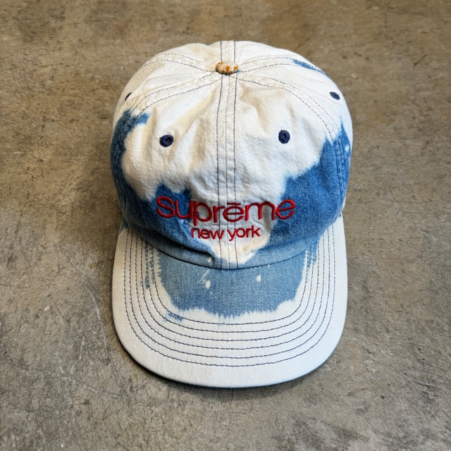 SUPREME TWILL CLASSIC LOGO 6-PANEL CAP 2016SS