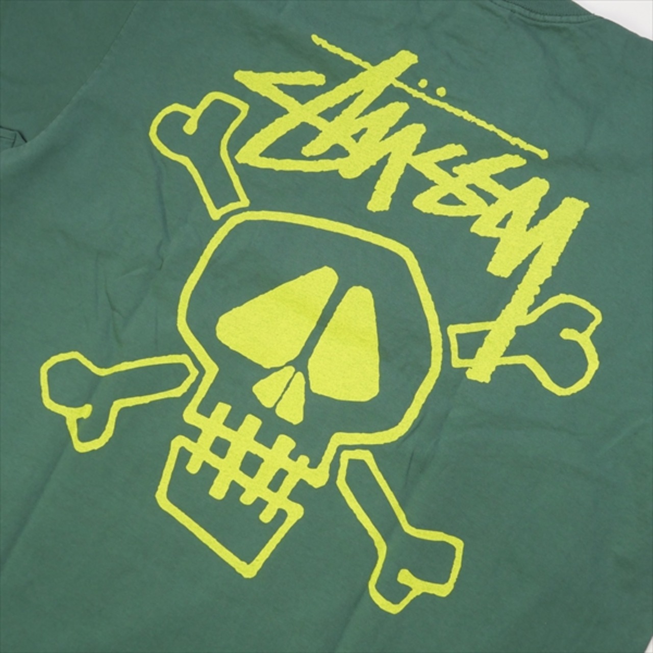 Size【L】 STUSSY ステューシー 23AW SKULL & BONES TEE PIGMENT DYED 