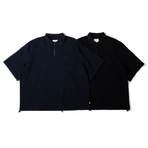 ACY : GS ZIP POLO ACY-24SS-003 C/# BLACK , NAVY SIZE 01〜04