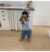 ザゴグマ / THE GOGUMA / バレル裏起毛デニムパンツ / 韓国子供服 / ジュニア / 26winter〖取寄〗*JS~JL*