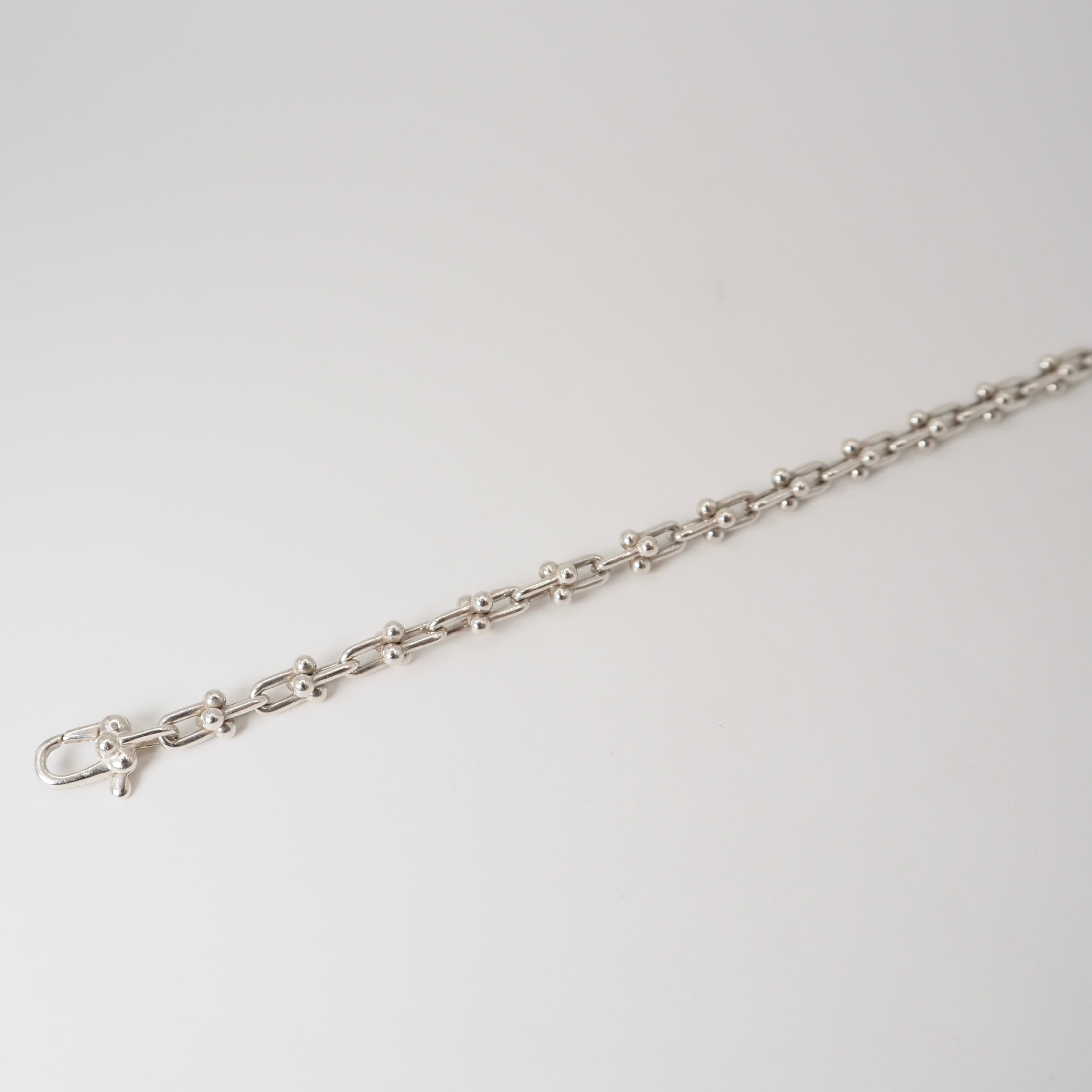 現行品】Tiffany&Co. ハードウェア マイクロリンクブレスレット