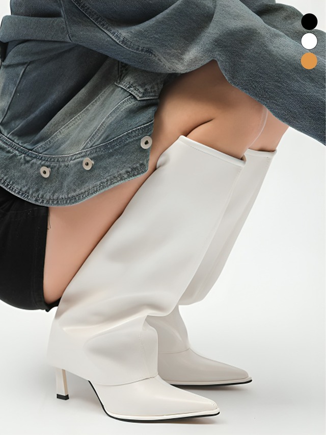 スーパーロングポインテッドトゥブーツ