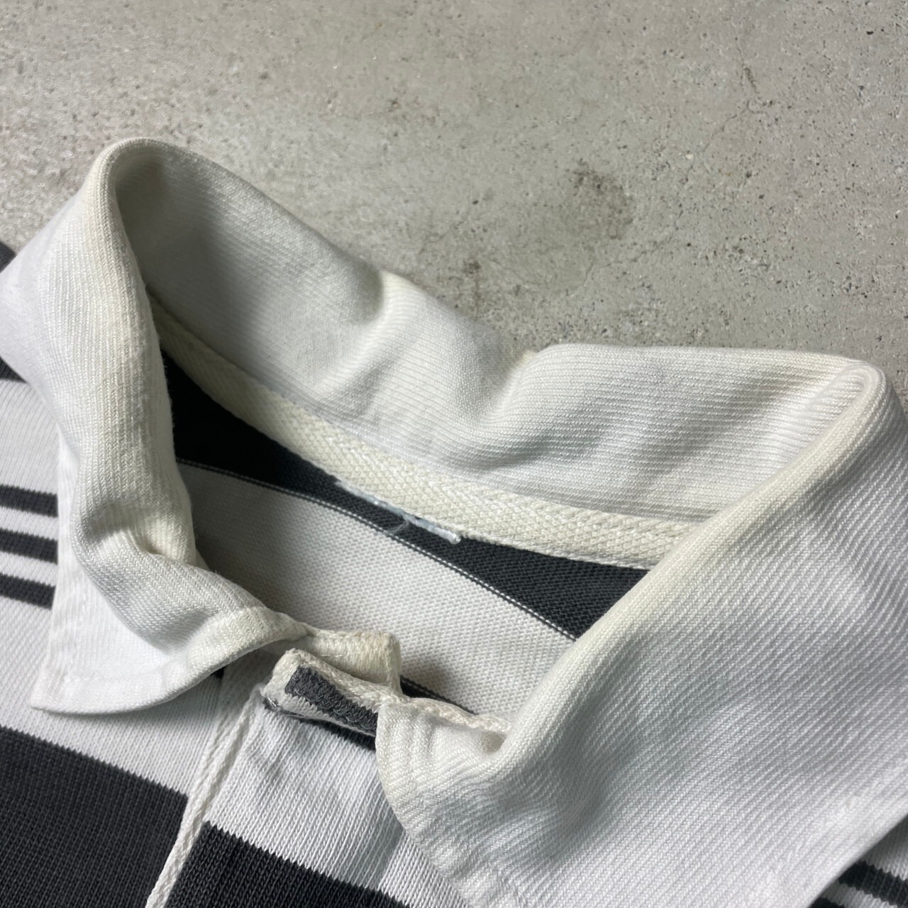 70~80年代 adidas アディダス ラガーシャツ ボーダー メンズL相当 古着 