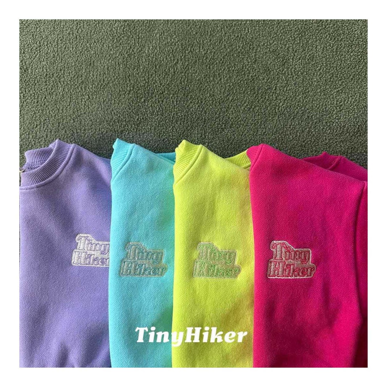 【取寄】Tiny Hiker 刺繍スウェット｜冬服｜韓国子供服