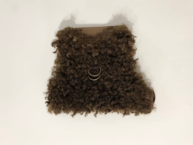 eco-fur harness brown M size