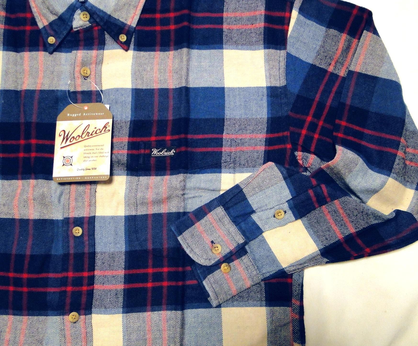 90's ウールリッチ スーパーフランネル WOOLRICH BDシャツ ・Deadstock