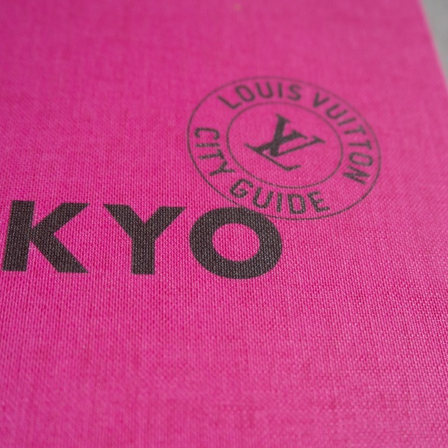 "LOUIS VUITTON CITY GUIDE TOKYO" used Book