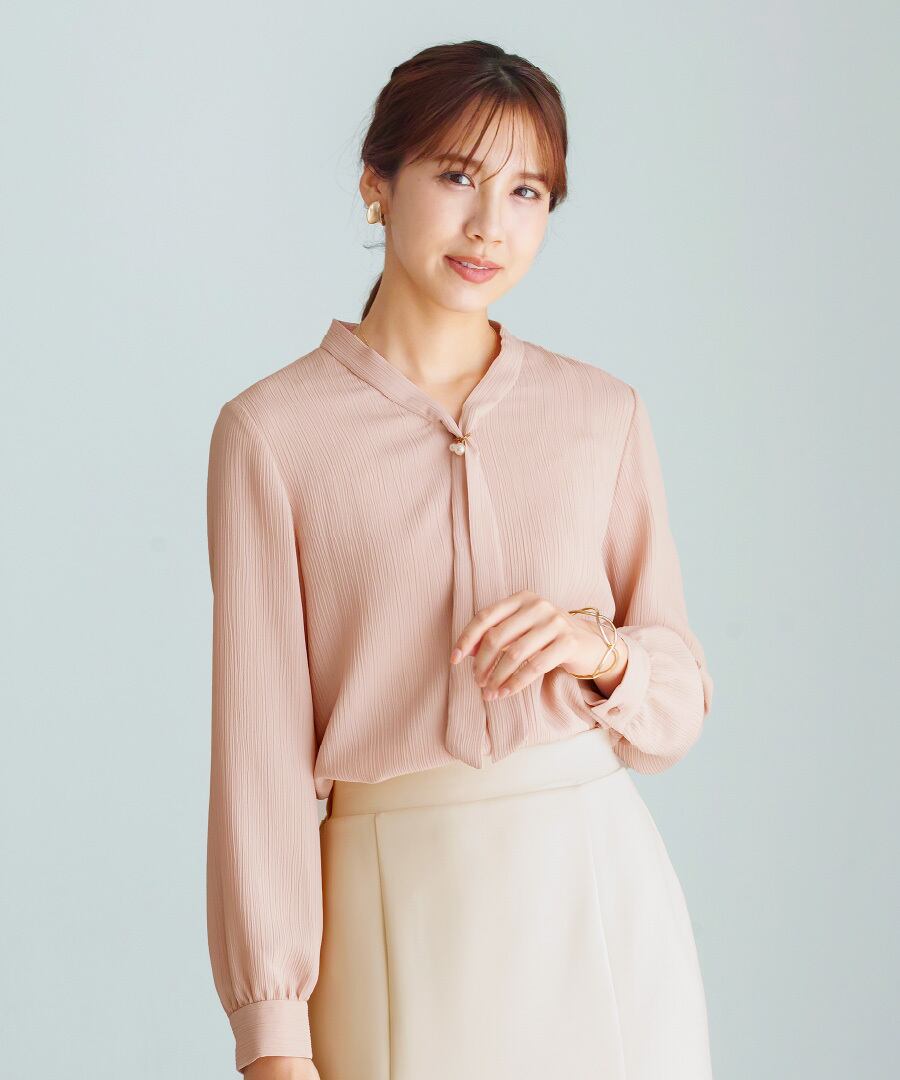 SALE 30％OFF】【 洗える 】 パールライクチェーン付・ボウタイ