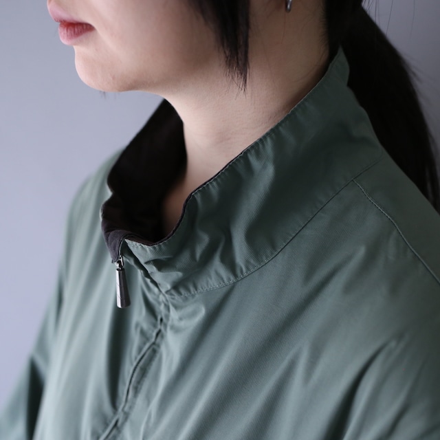 "3-way" sleeve zip joint design half-zip pullover