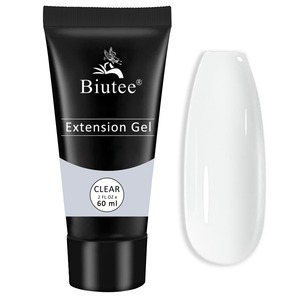 【人気】Biutee 長さだし ジェルネイル ポリネイルジェル エクステンションジェル 60g UV LEDライト対応 初心者用 (クリア)