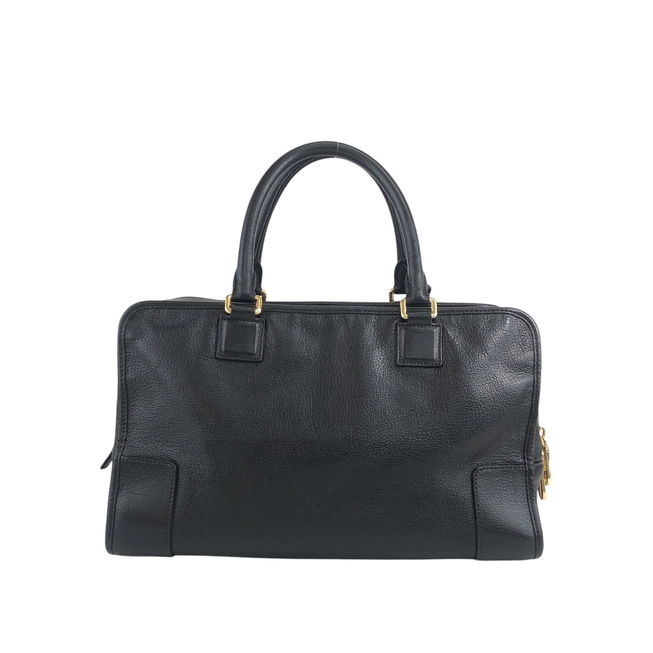LOEWE ロエベ アマソナ36 ハンドバッグ ブラック アナグラム LOEWE ロエベ アマソナ36 ハンドバッグ ブラック アナグラム