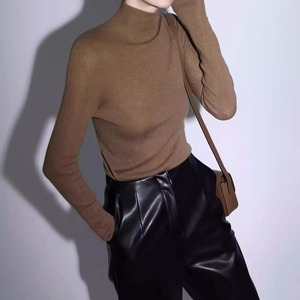 High-neck knit sweater(SN128)