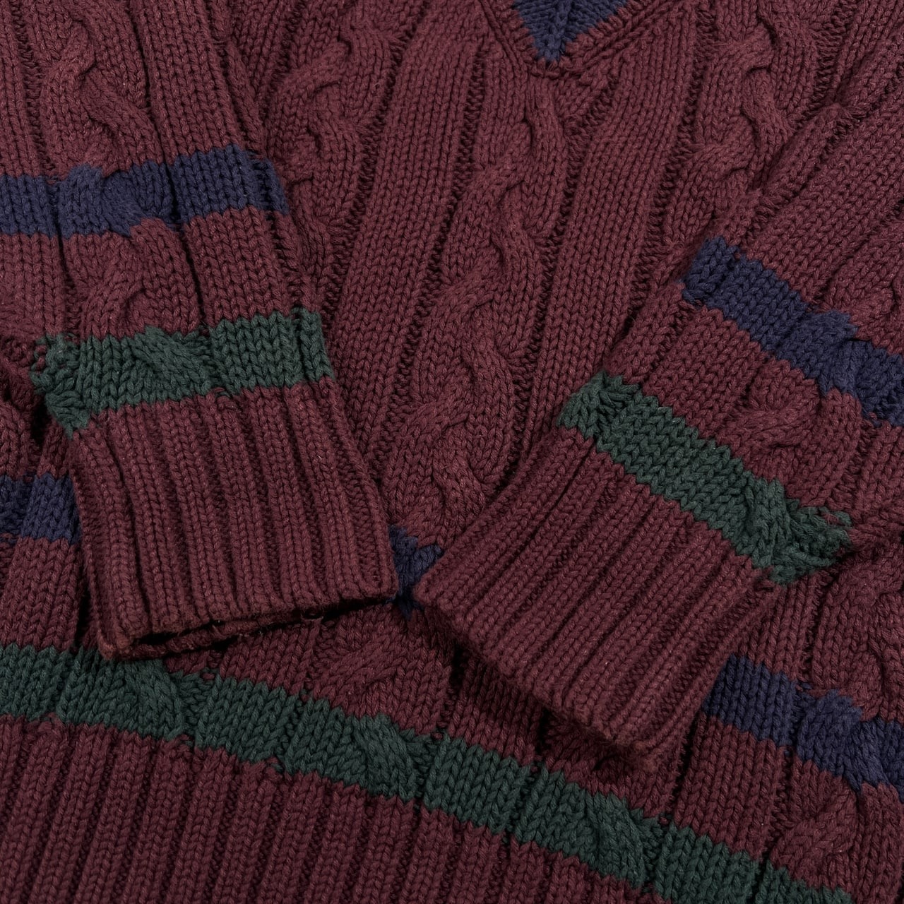 90s OLD GAP オールド ギャップ コットンニット チルデン セーター サイズ M /ビンテージ/ボルドー系/メンズ