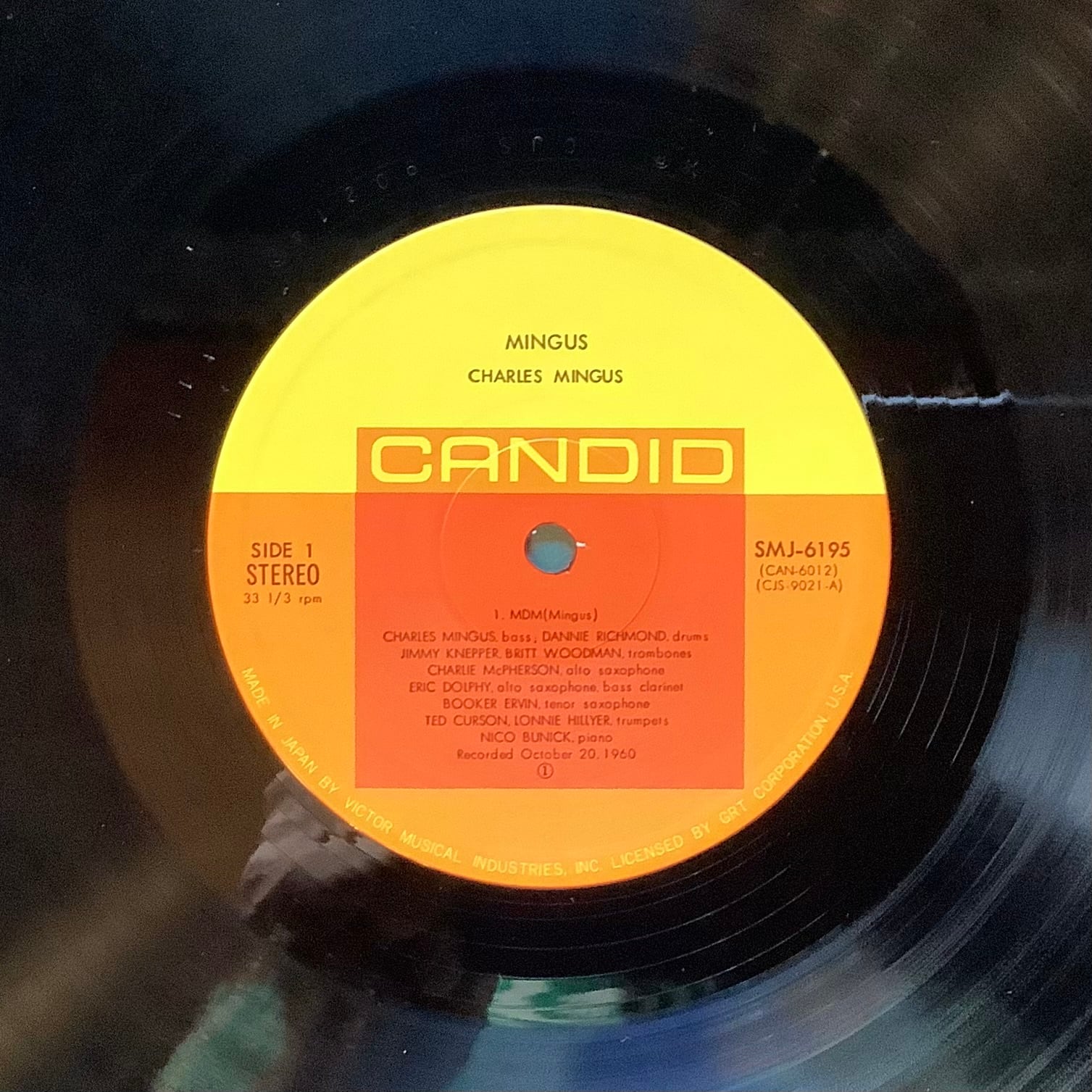 CHARLES MINGUS / MINGUS | Plastic Soul Records