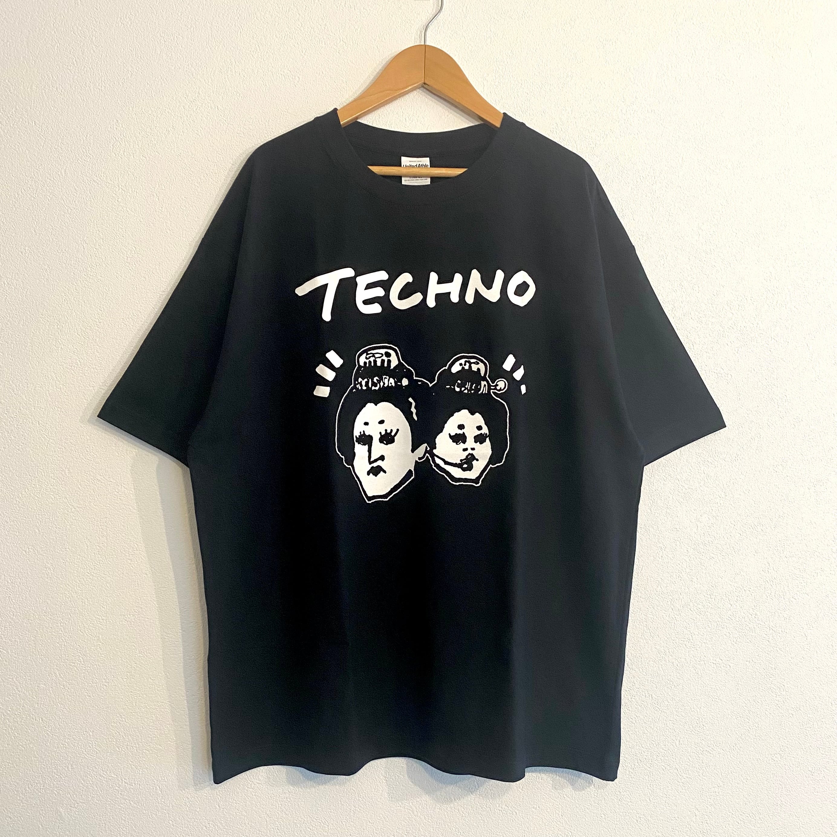 TECHNO」ボックスシルエットTシャツ（ブラック） | YUKI HORIMOTO WEB