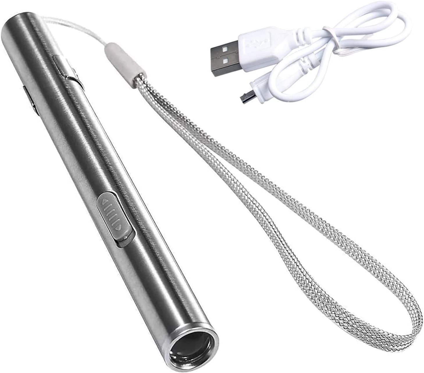 KEWAYO ミニLed懐中電灯 ハンディライト USB充電式 小型 懐中電灯 USBケーブル付属 キャンプ、夜間散歩、緊急イベント適用