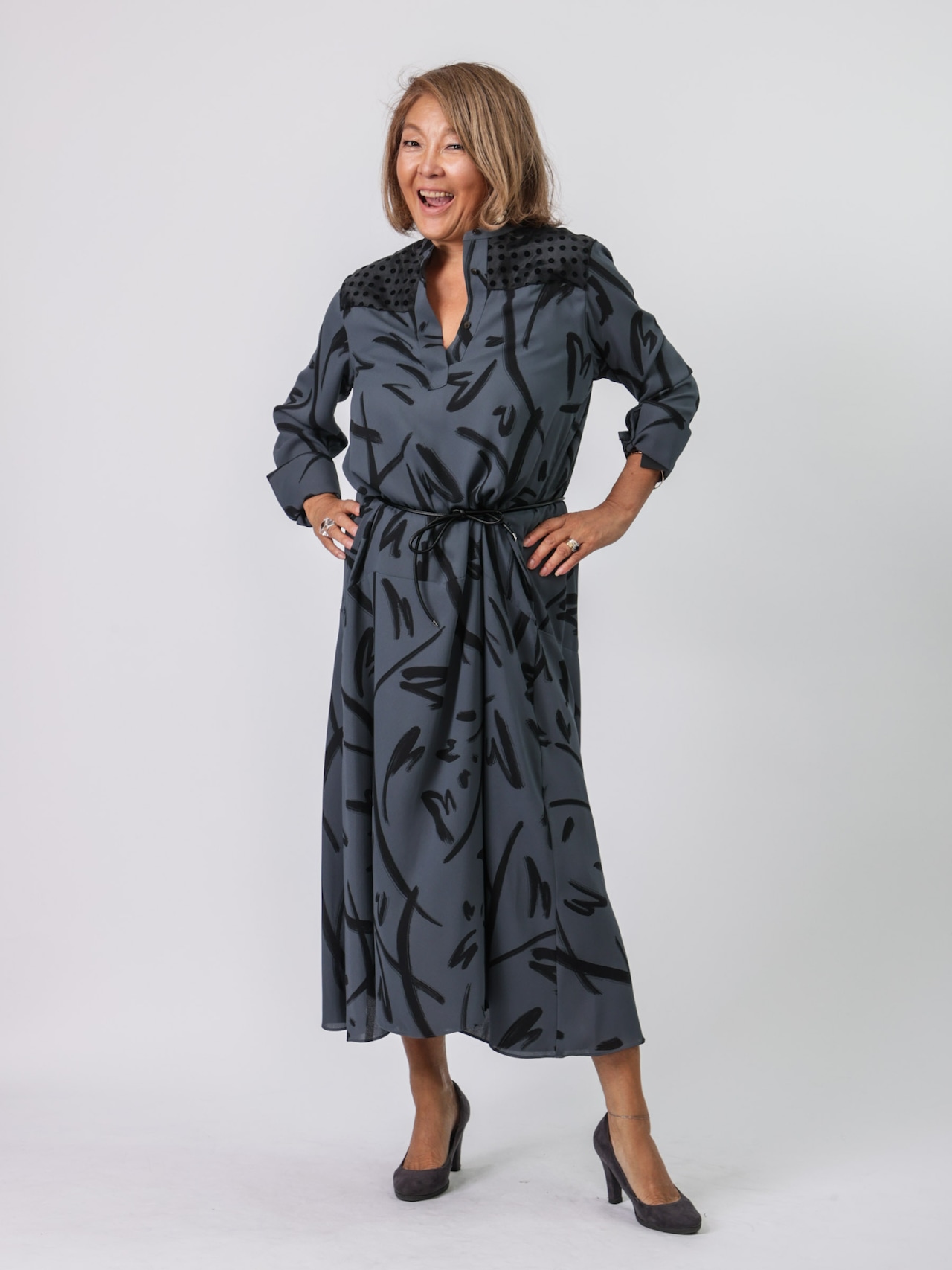 BRAHMIN(アートプリントワンピース)