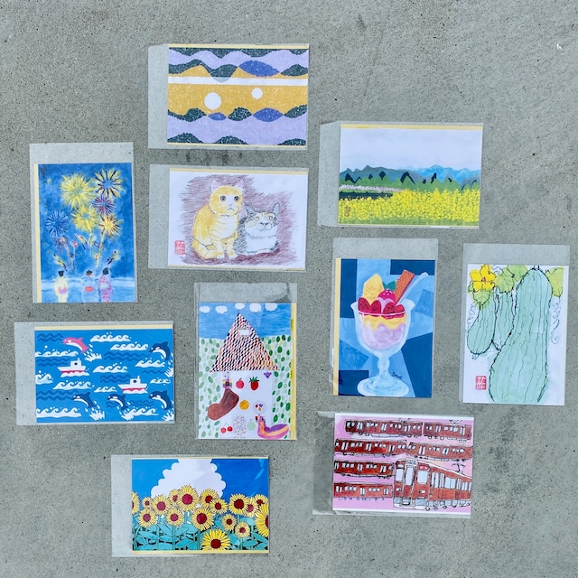 art postcard set(10枚)