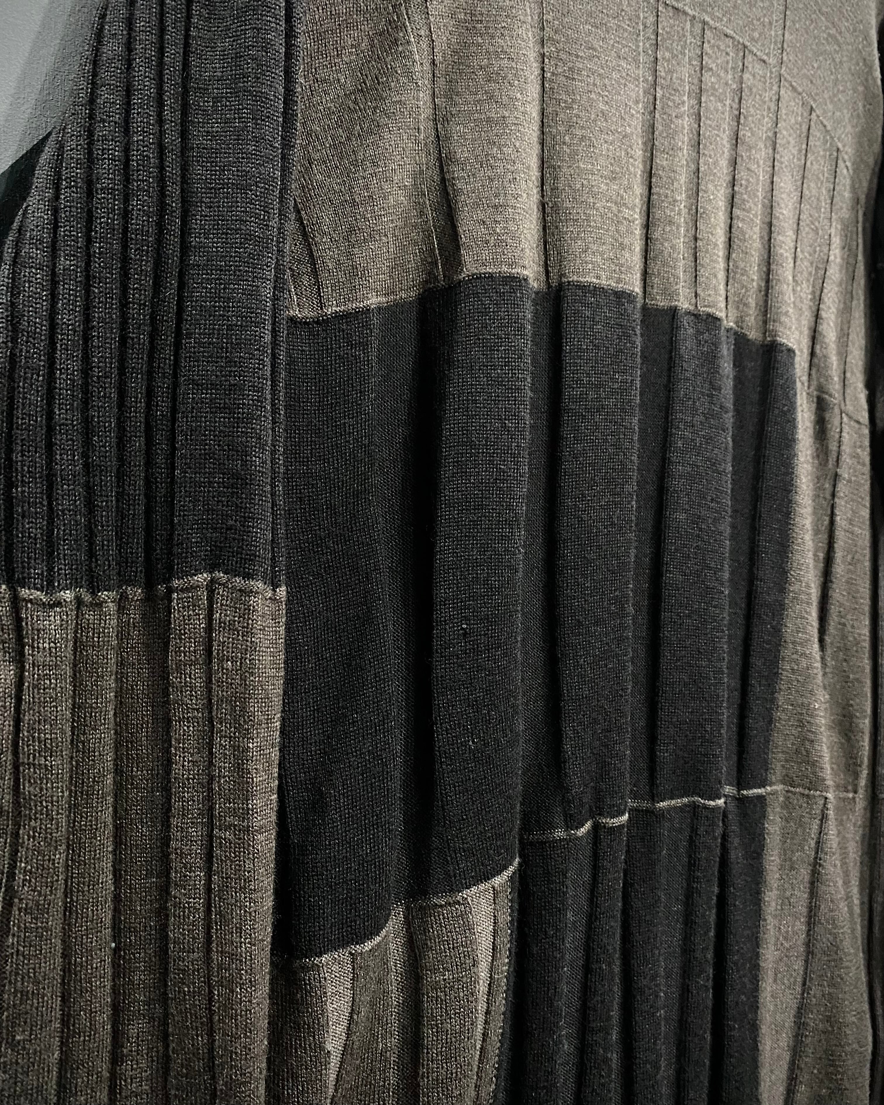 X VINTAGE】“Armani Collezioni”Switching Design Pullover Knit