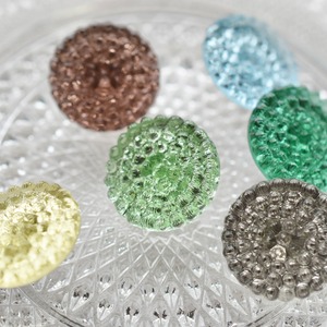 ドイツ 凹凸ドット×クリアライトグリーン 18㎜