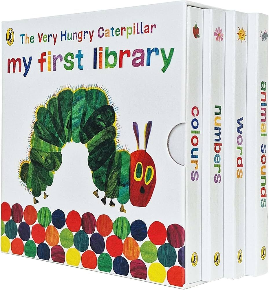 洋書絵本「My First Library」エリックカール　はらぺこあおむし - 画像1