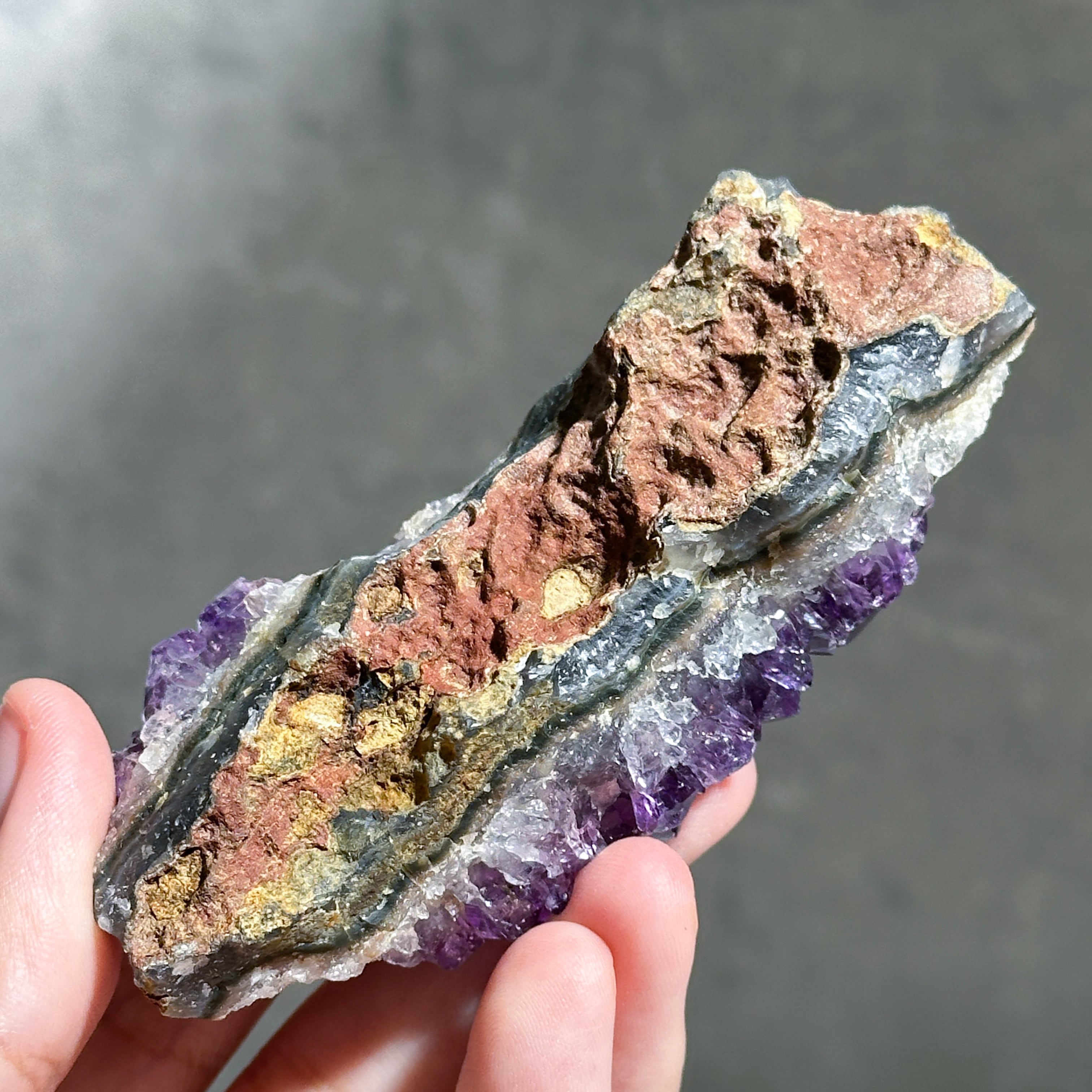 国産鉱物！群馬県産アメジスト★証明書付き 国産鉱物！群馬県産アメジスト☆証明書付き 国産鉱物！群馬県産