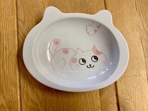 にゃんにゃん ピンク・Kカレー皿