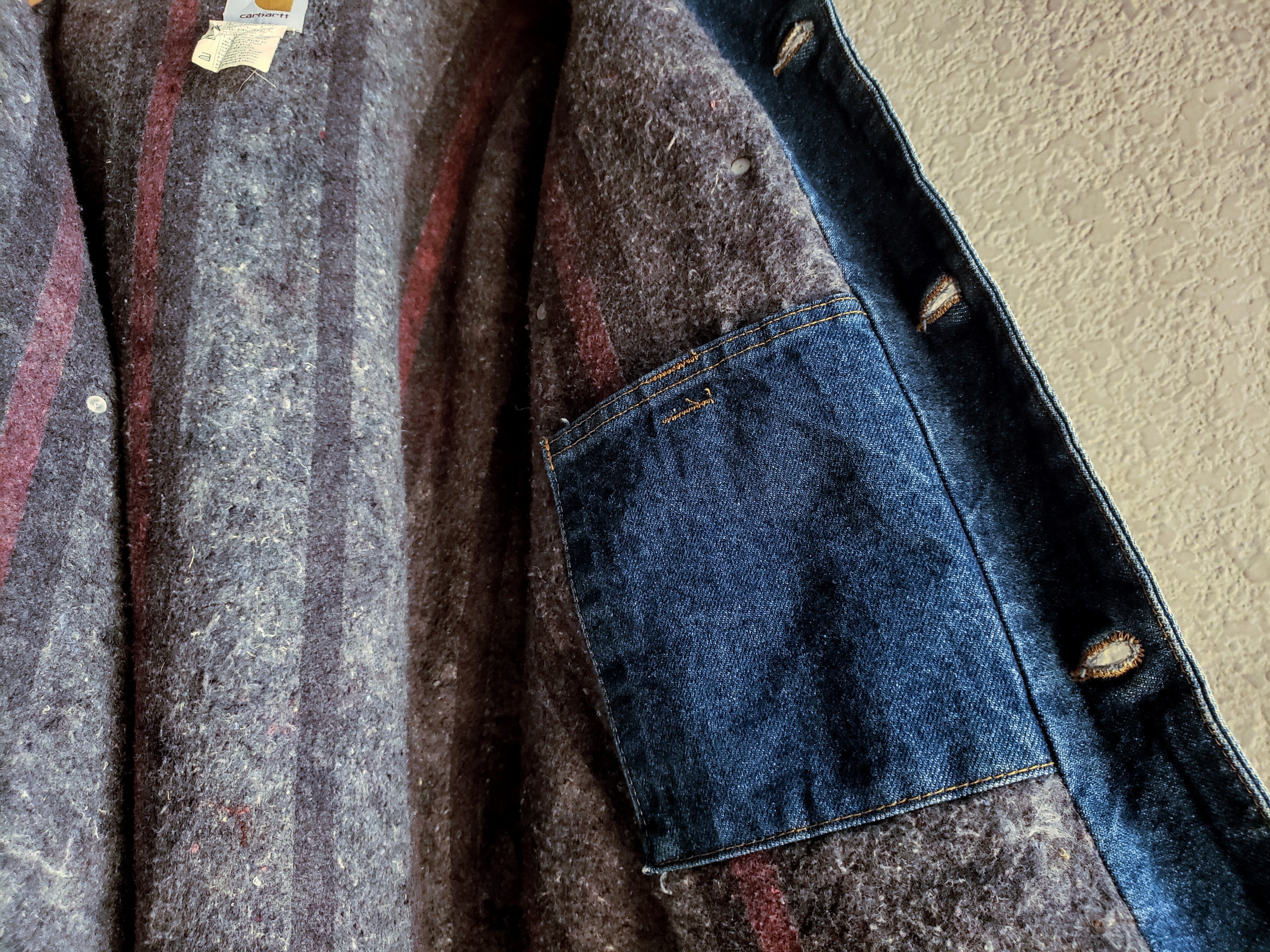Carhartt カバーオール デニム ライナー付き カーハート 古着 Carhartt カバーオール デニム ライナー付き カーハート 古着