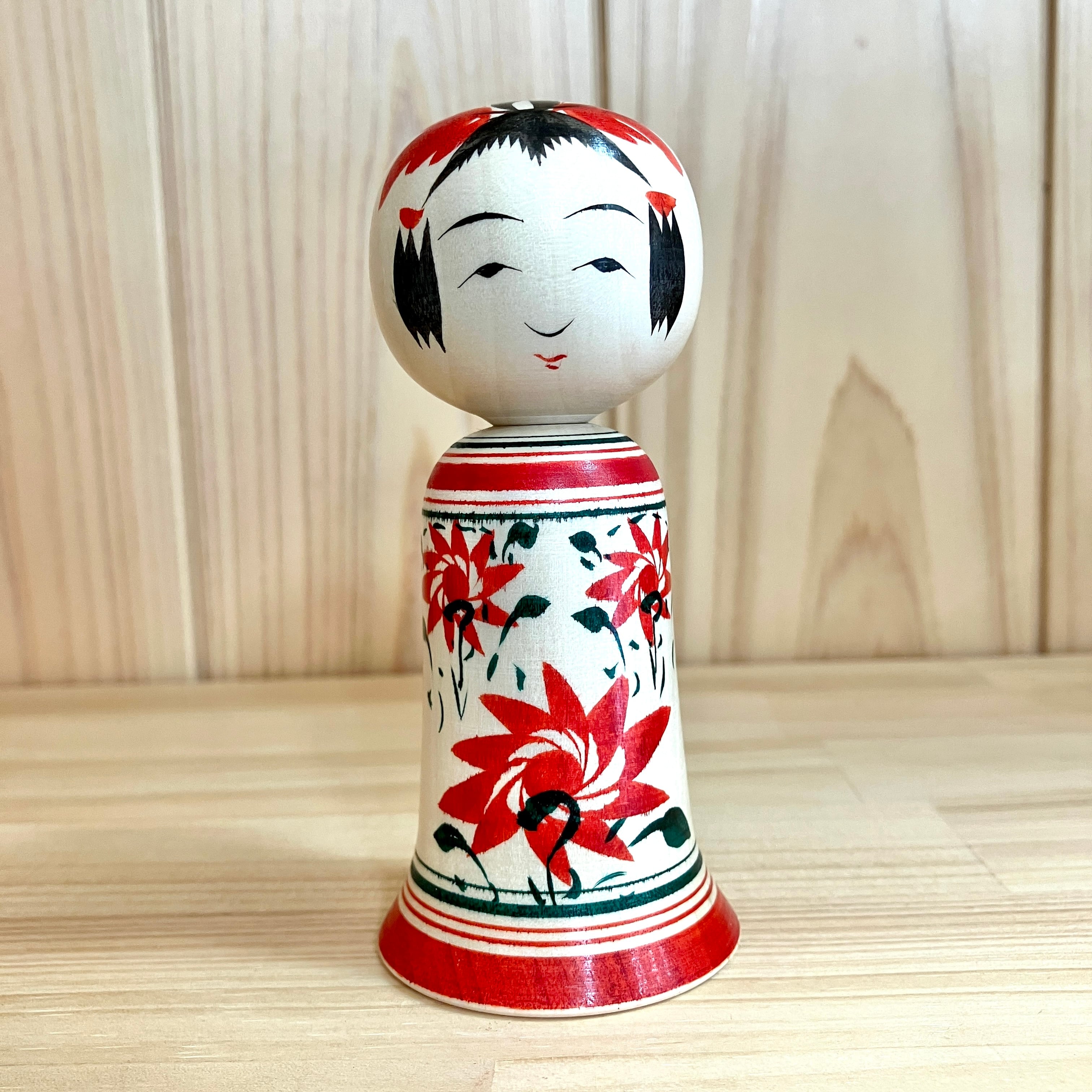 大沼秀顕工人 こけし【蓋付きえじこ】 大沼秀顕工人 こけし【蓋付きえ