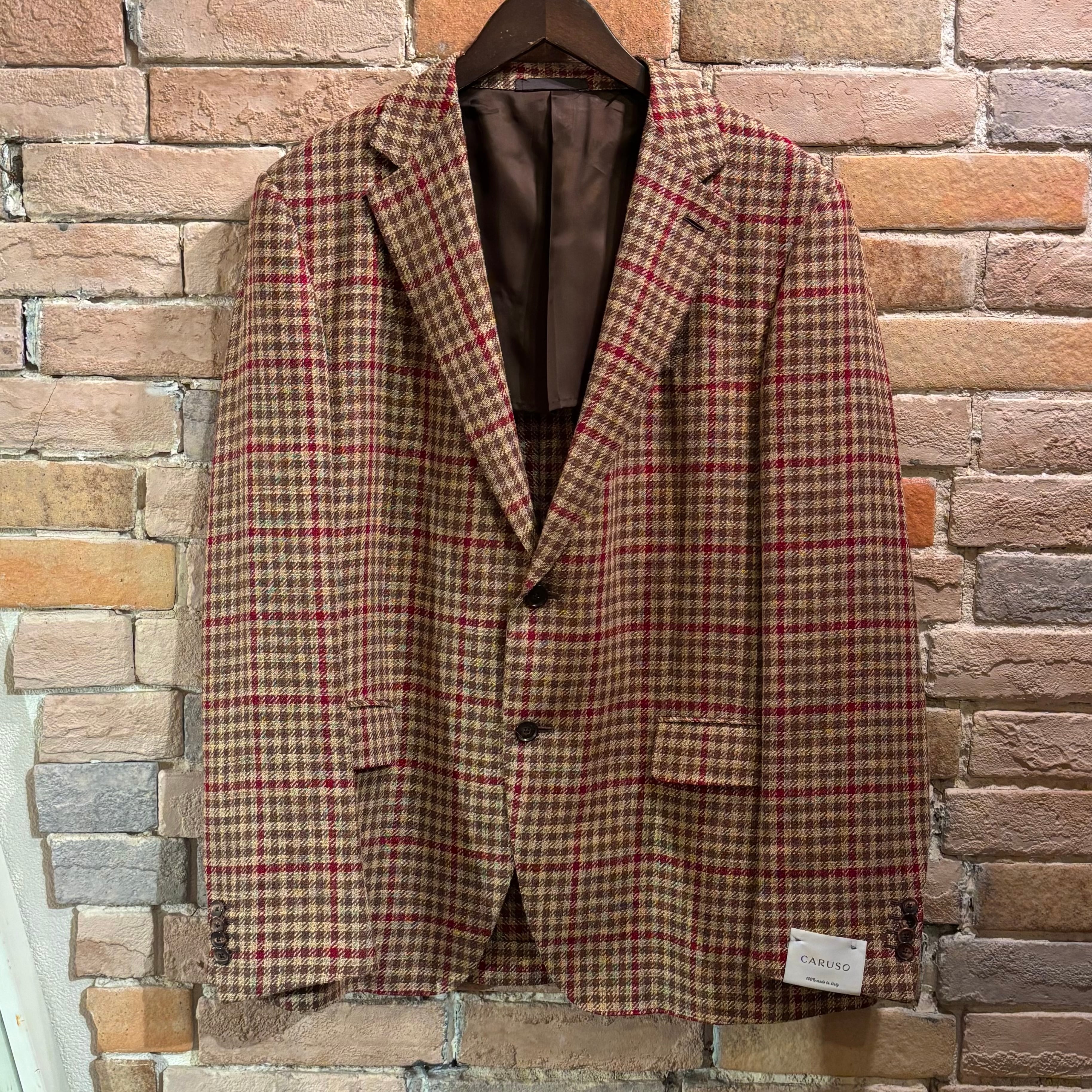 Caruso 未使用品 サイズM リネン×シルク×ウール×コットン スタンド