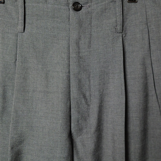 [yohji yamamoto  costume d' homme] Two-pleat slacks
