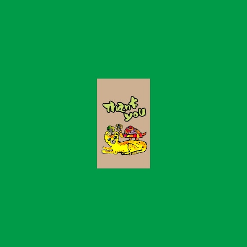 2枚入 ポチ袋 『Thank you』 2枚入 ポチ袋 『Thank you』