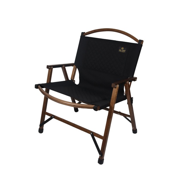 【WOL-WB】 Wide Version Juhe Chair Oak Walnut　- Black  -