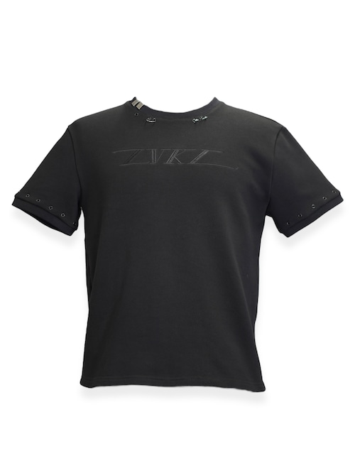 【LOVE KILLER】embroidery logo metal parts T-shirt
