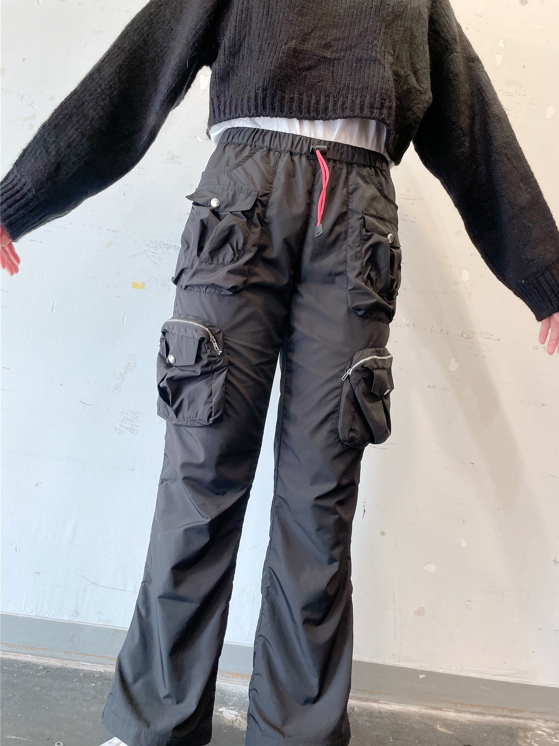 tech nylon cargo warm pants カーゴ テック Y2K