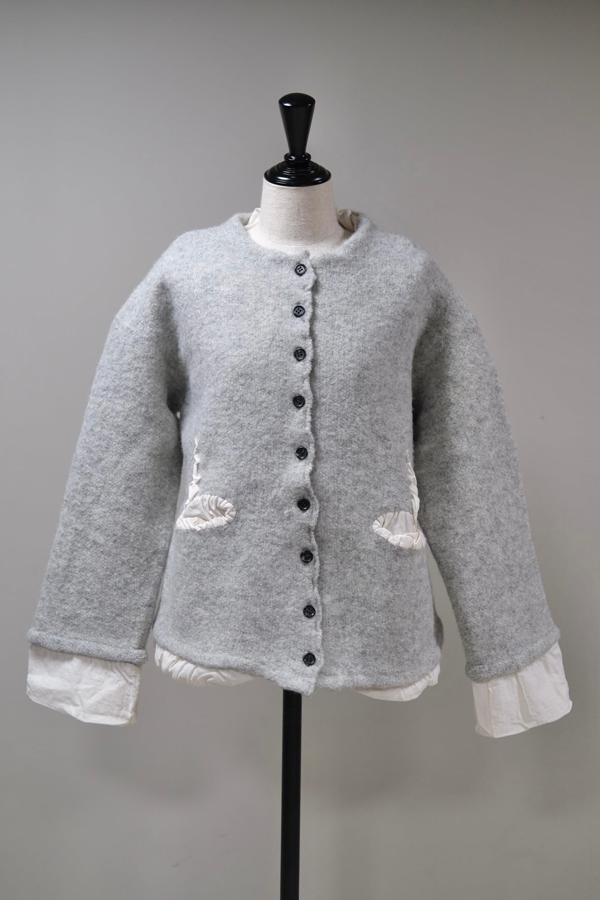 【Pillings】fulling jacket -gray-