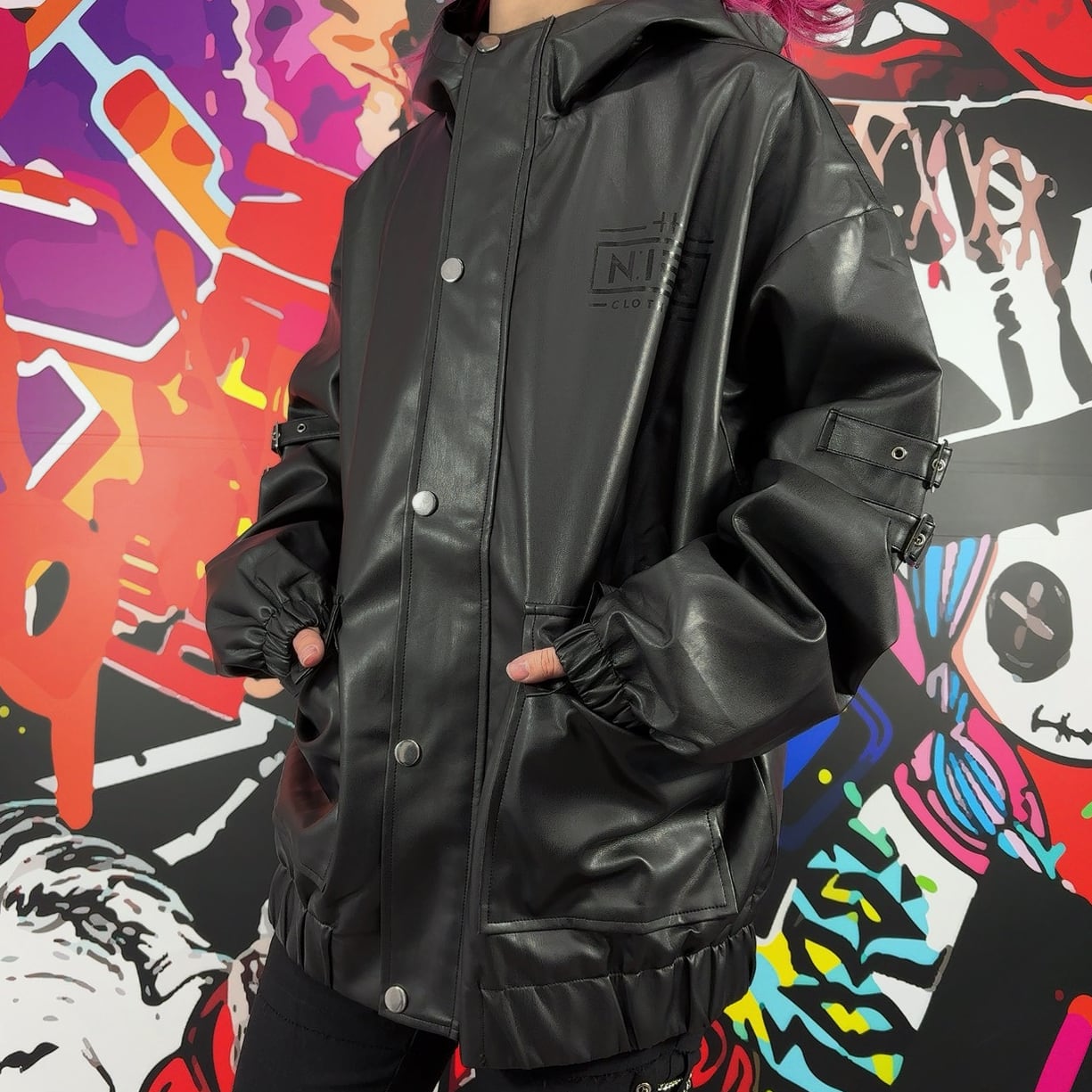 格安新品❗️NierBELTED HOOD RIDERS JACKET【WING】 BELTED HOOD RIDERS JACKET【WING】 | NIER CLOTHING