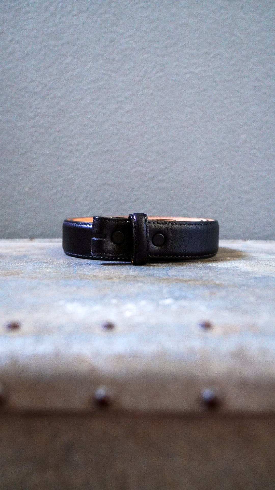 【for reference】TIFFANY&Co. ティファニー カーフスキン ベルト (ホールタイプ) ブラック サイズ30