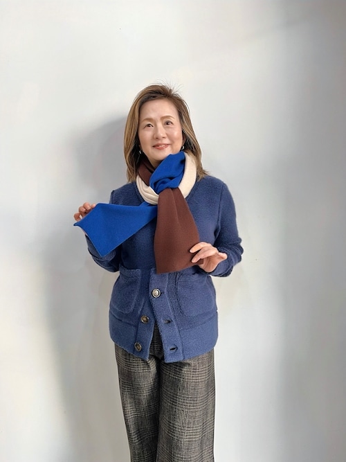 ＢＯＵＮＣＹ　ＢＯＮＤ 日本製 カシミヤ混パイル素材 デッキジャケット