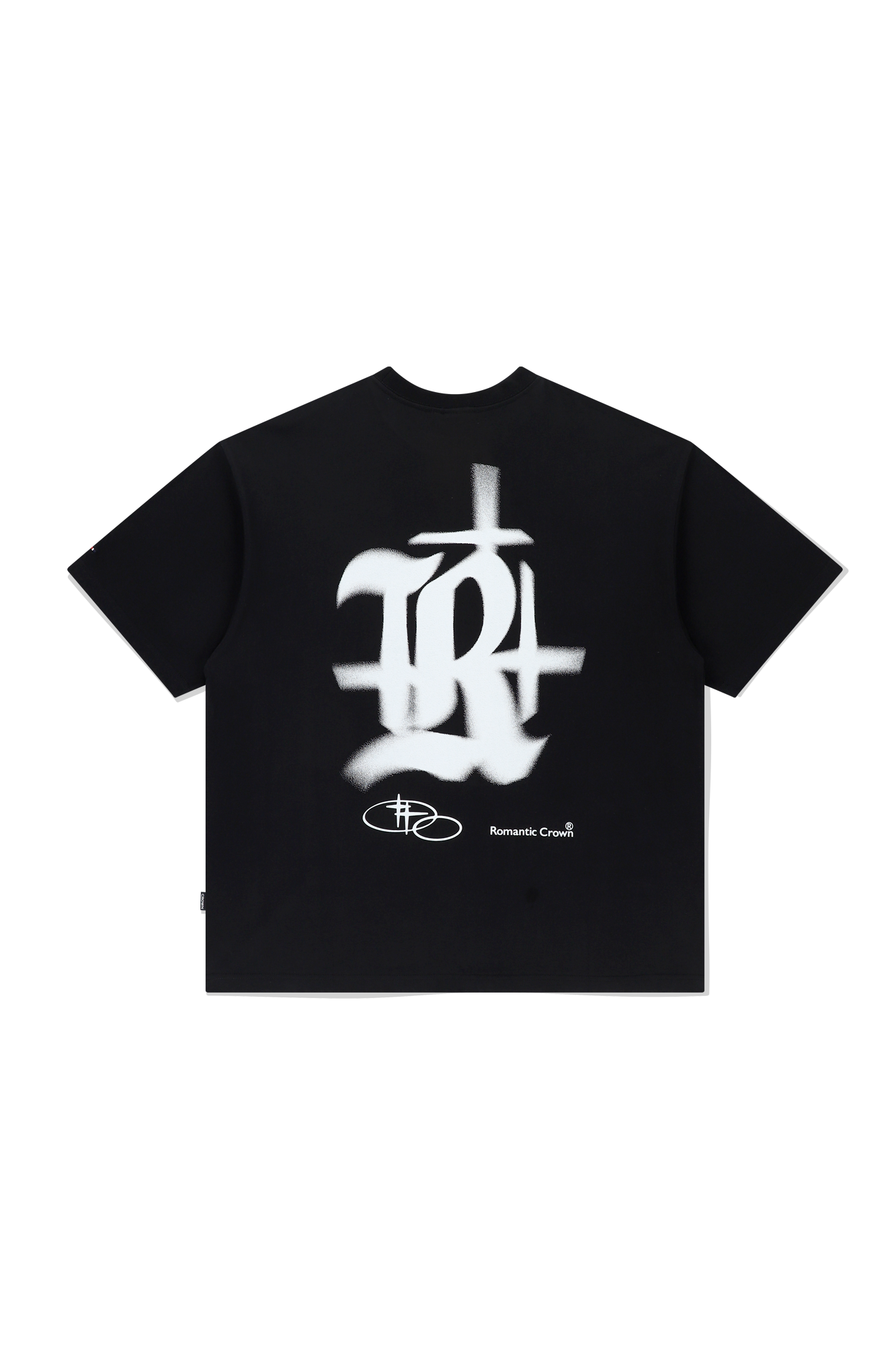 ROMANTIC CROWN ♥SHINING BOLD LOGO TEE SHIRT/追跡付 SHINING BOLD LOGO TEE SHIRT_BLACK | ROMANTIC CROWN