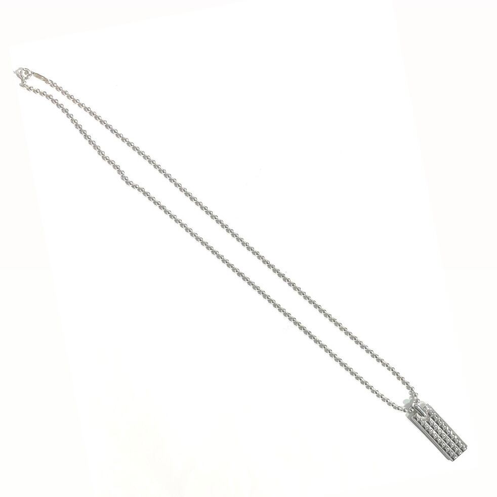 TIFFANY&CO.】T1999 ダイヤモンドバー ネックレス／シルバー925／幾何