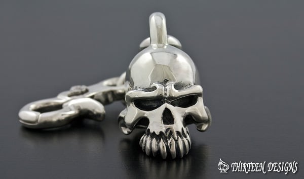 THIRTEENDESIGNS サーティーンデザインズ KWH-1 HEAVY MAD SKULL THIRTEENDESIGNS サーティーンデザインズ KWH-1 HEAVY MAD SKULL