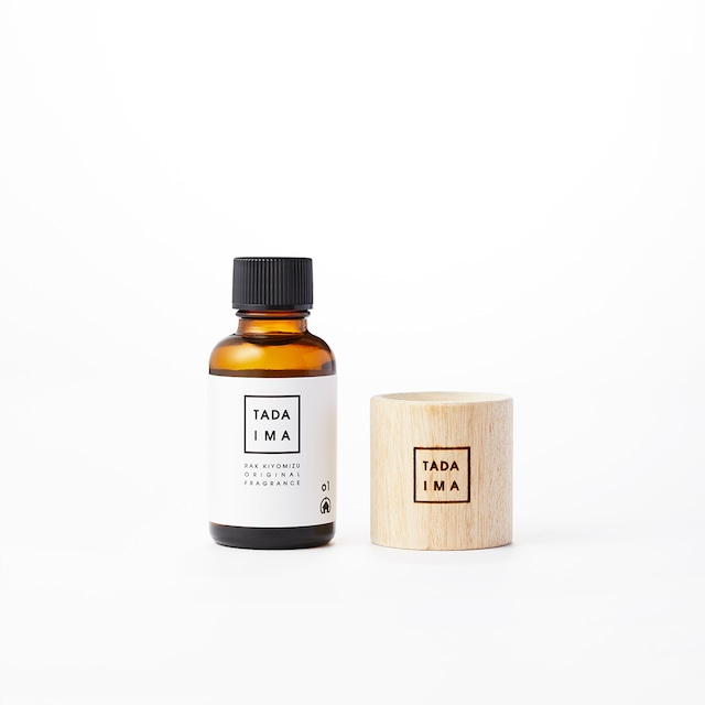 01 smoky wood & wood aroma dish SET【アロマオイル30ml】