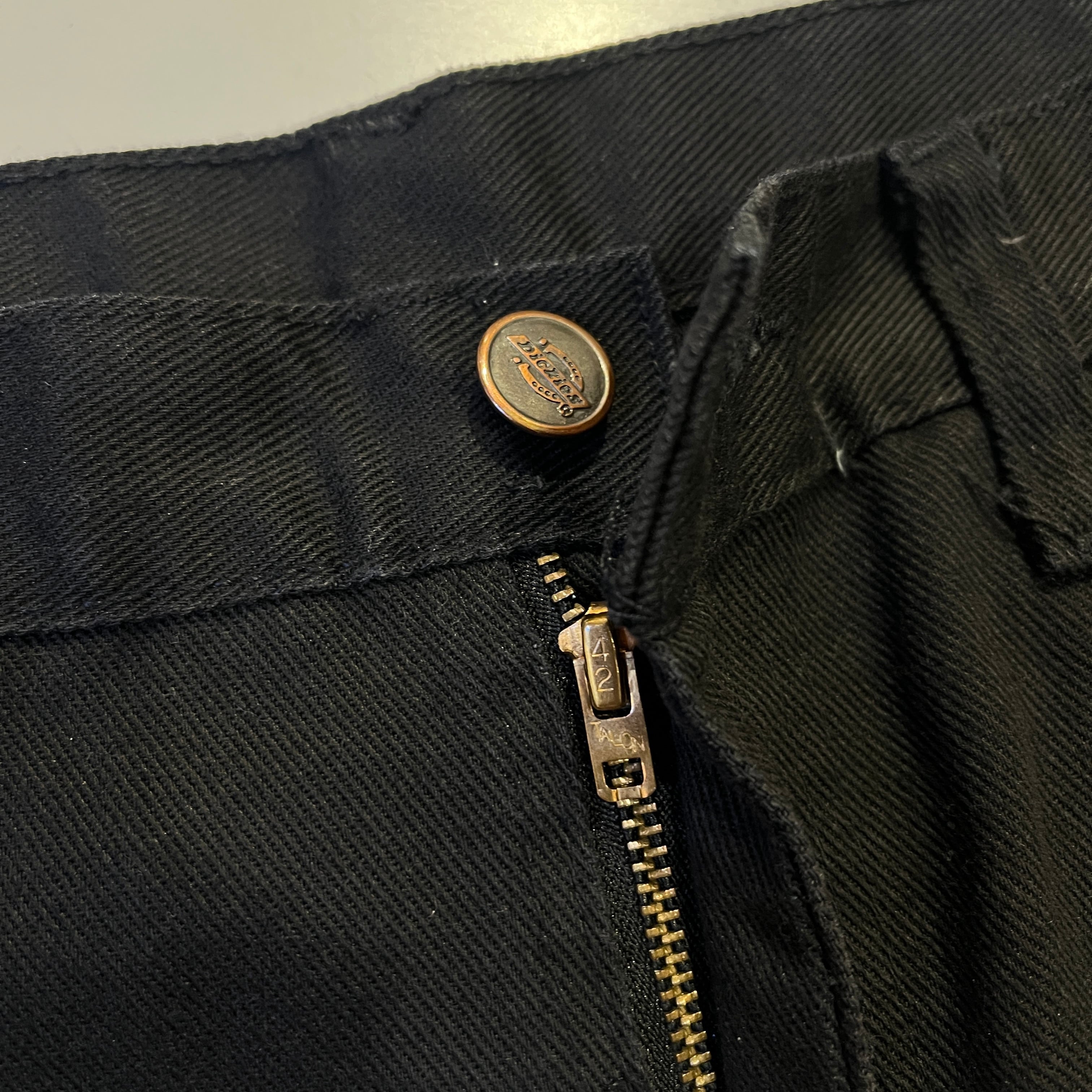 1980'S~1990'S DICKIES COTTON PANT SMALL TAG FLARE BLACK | safarionline