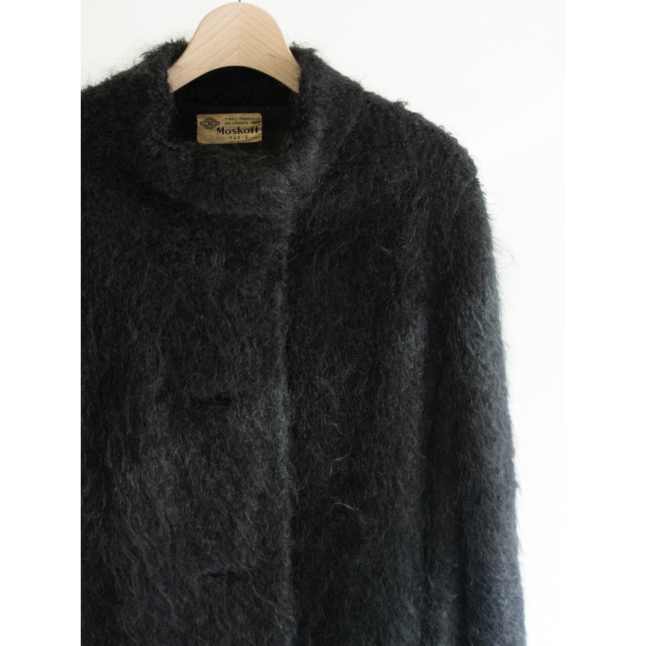 【Moskoff PARIS】Mohair Coat（スタンドカラー モヘヤコート）